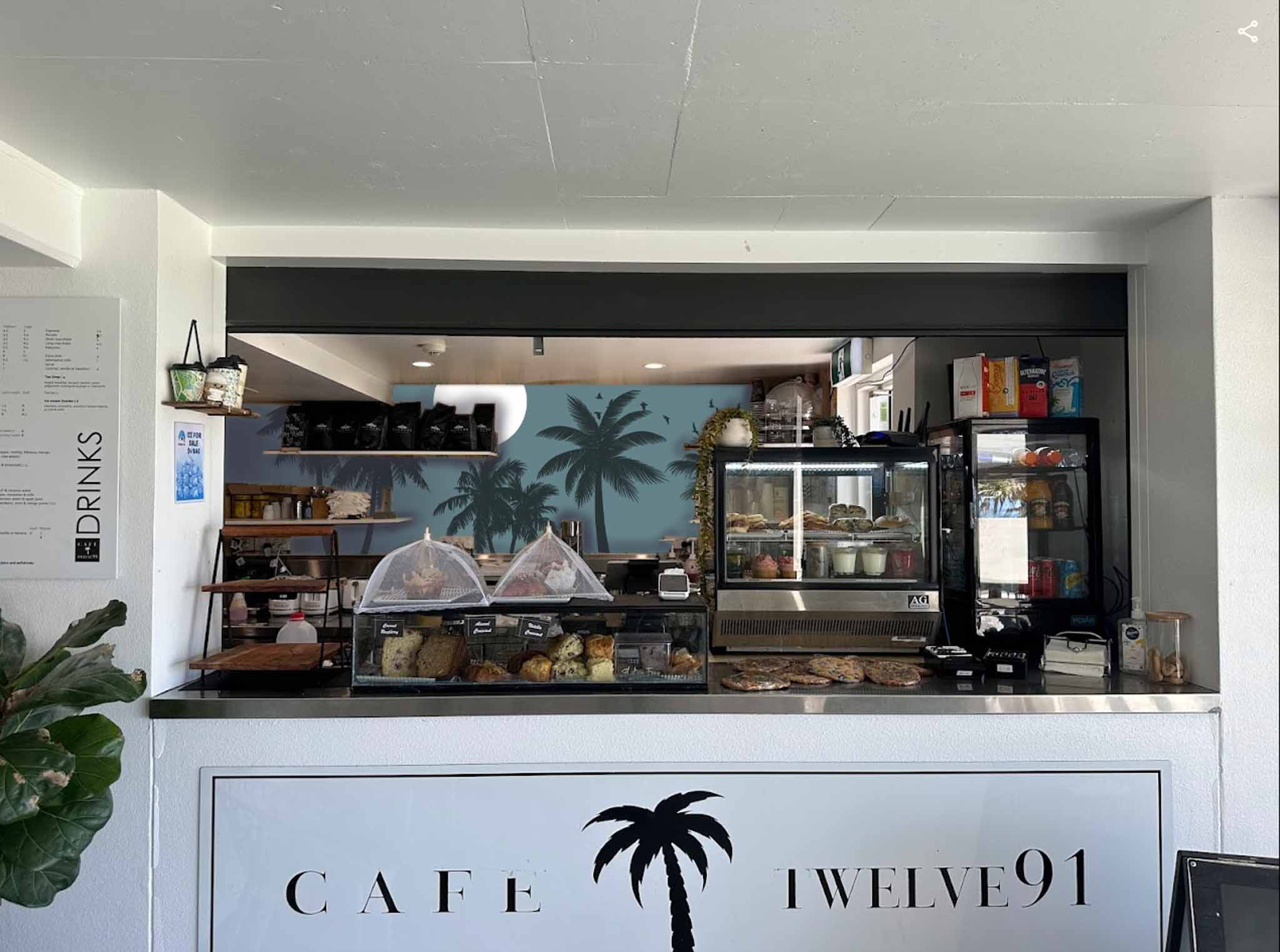 Cafe Twelve91 Wallpaper Design