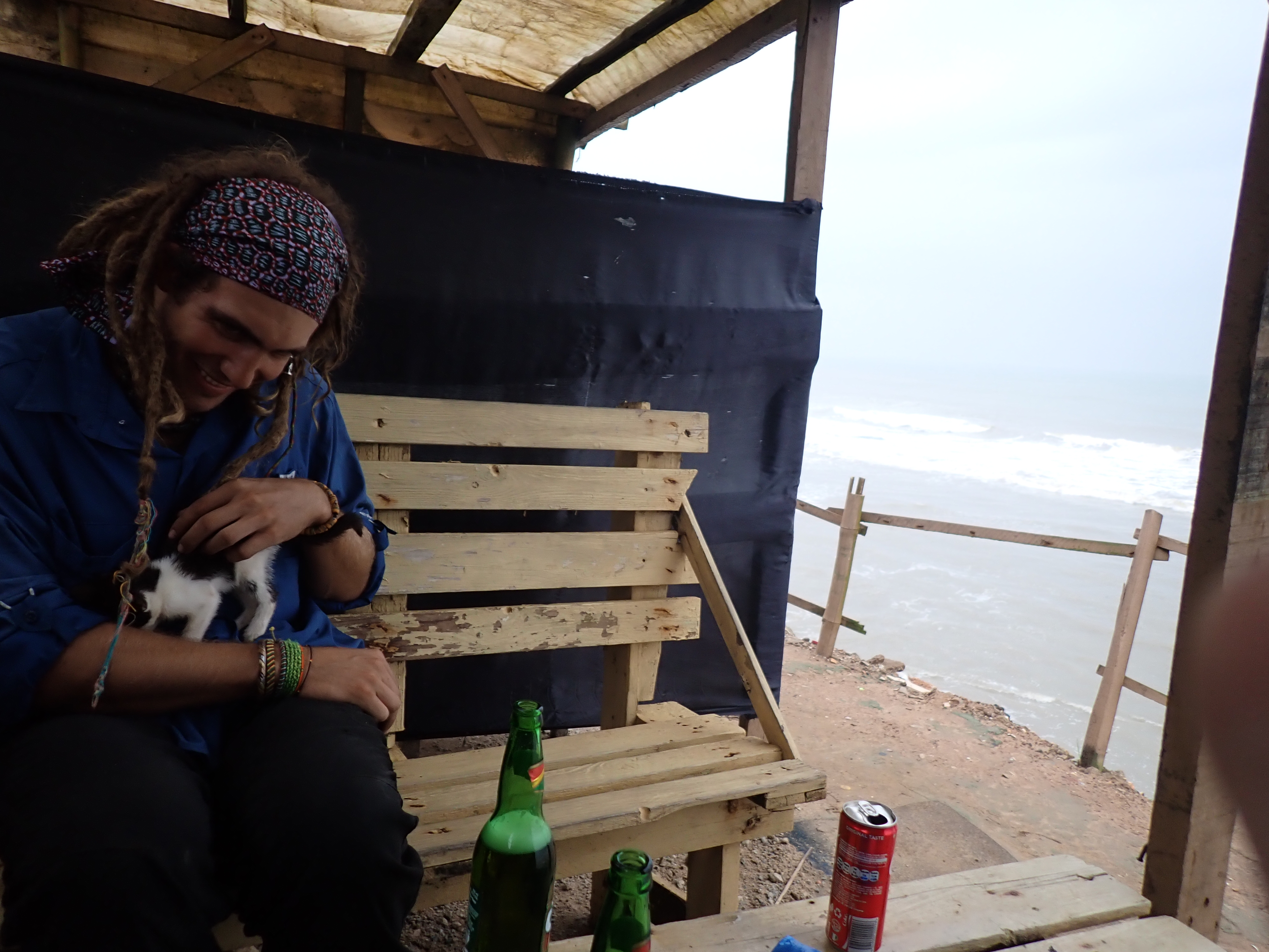 Ghanian beach bar