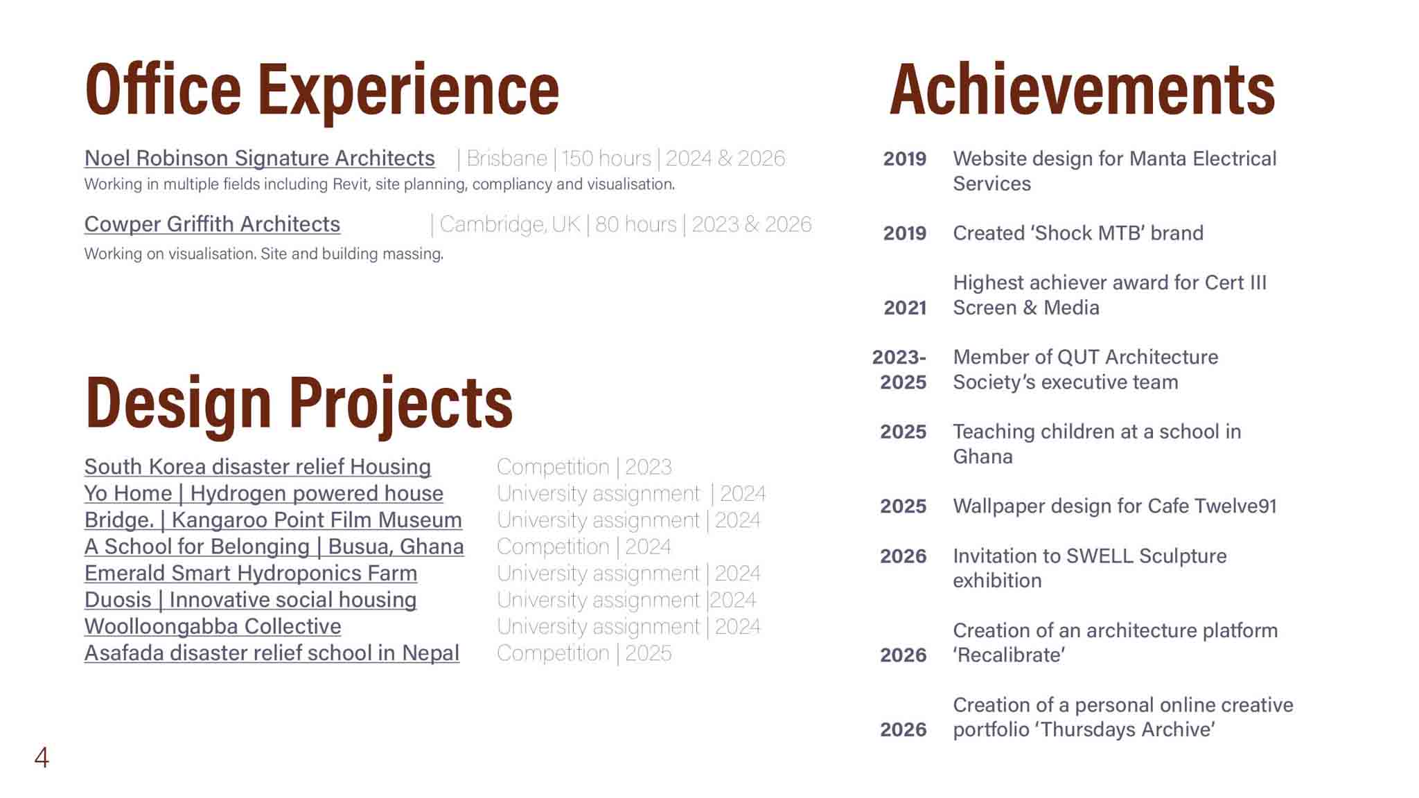 Portfolio Page 4